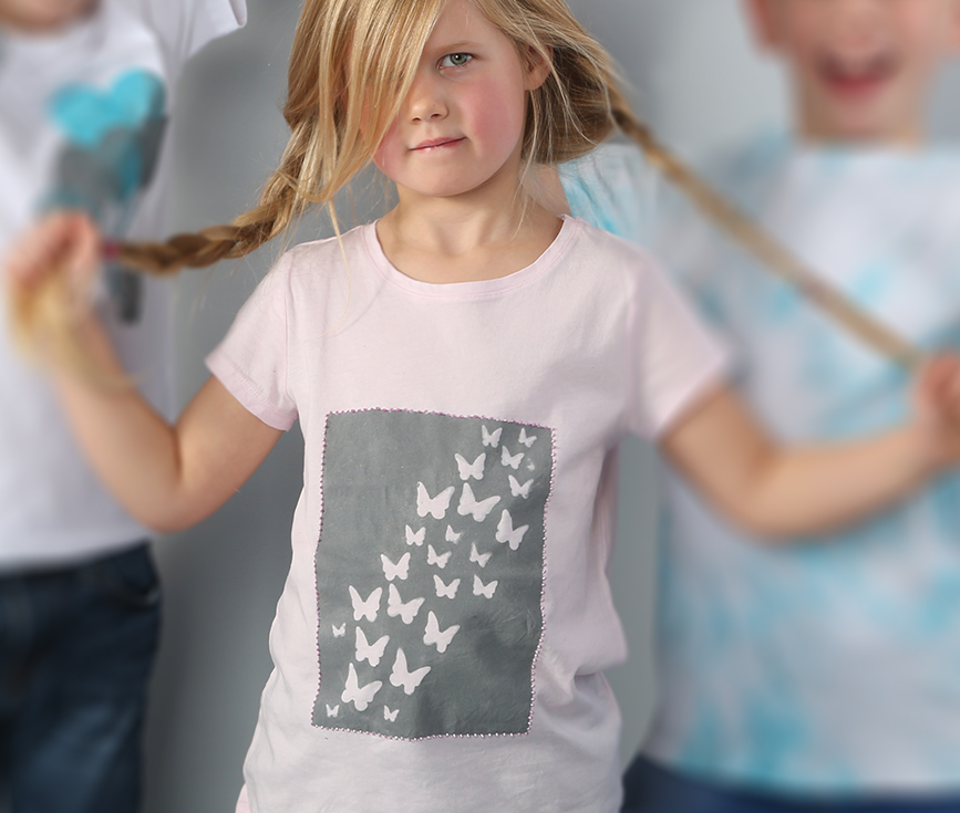 "Kinder T-Shirt Schmetterlinge"